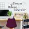 RoomMates Dream Believe Discover Peel & Stick Wall Decals